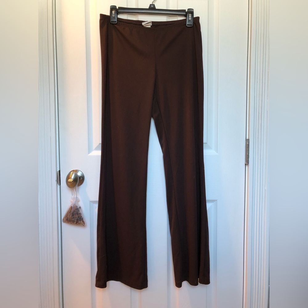 Vintage chocolate brown low rise pants.